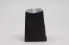 4-3/4W x 6-3/4H, Glassine Lined Gourmet Merchandise Bags, Black