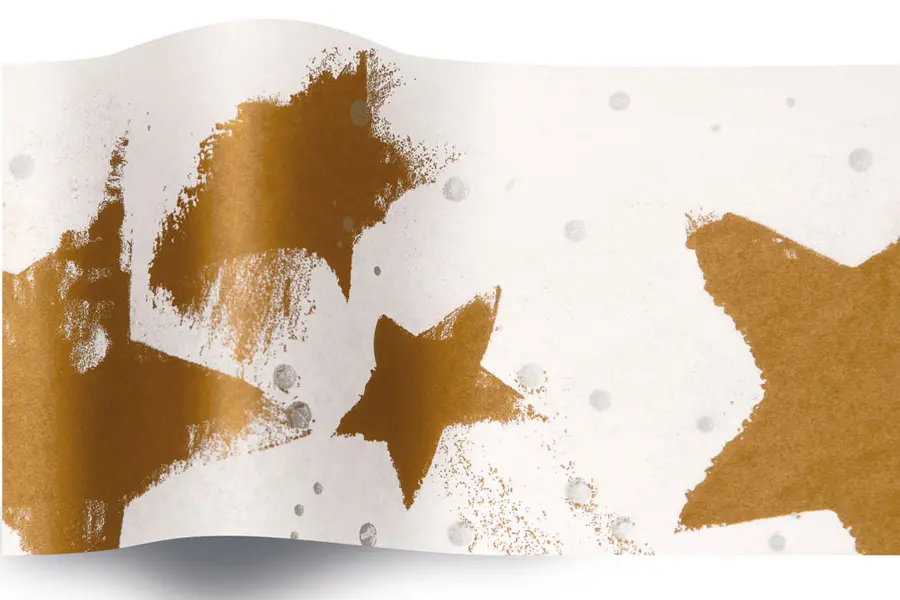 20W x 30L, Precious Metals Tissue Paper, Gold Silver Celebrations