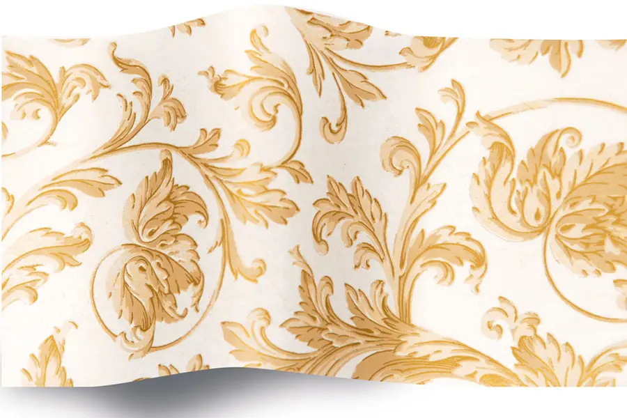20W x 30L, Precious Metals Tissue Paper, Metallic Silver Elegance