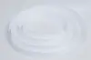 5/8W (16mm) x 100 yds, Grosgrain Fabric Ribbon, White Grosgrain