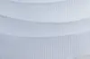 5/8W (16mm) x 100 yds, Grosgrain Fabric Ribbon, White Grosgrain