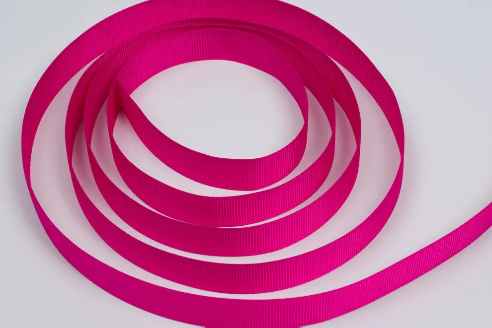5/8W (16mm) x 100 yds, Grosgrain Fabric Ribbon, Azalea Grosgrain