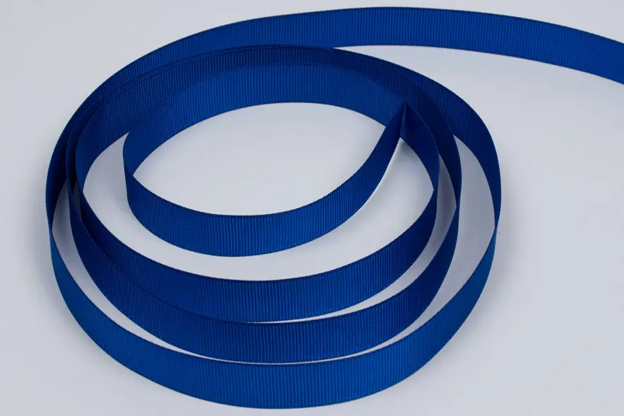 5/8W (16mm) x 100 yds, Grosgrain Fabric Ribbon, Century Blue Grosgrain
