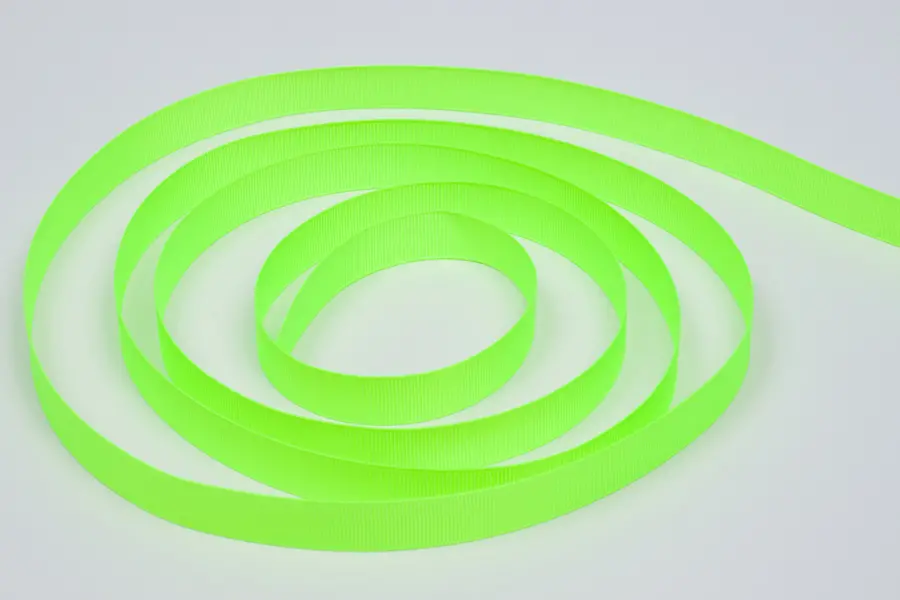 5/8W (16mm) x 100 yds, Grosgrain Fabric Ribbon, Keylime Grosgrain