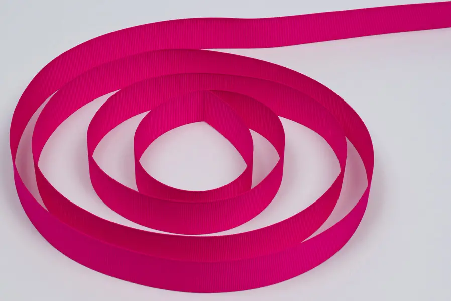 7/8W (22mm) x 100 yds, Grosgrain Fabric Ribbon, Azalea Grosgrain