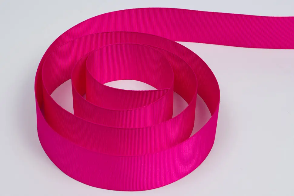 1-1/2W (38mm) x 50 yds, Grosgrain Fabric Ribbon, Azalea Grosgrain