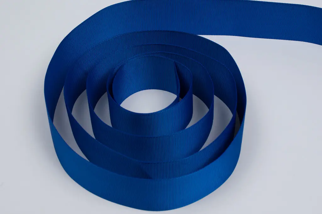 1-1/2W (38mm) x 50 yds, Grosgrain Fabric Ribbon, Century Blue Grosgrain
