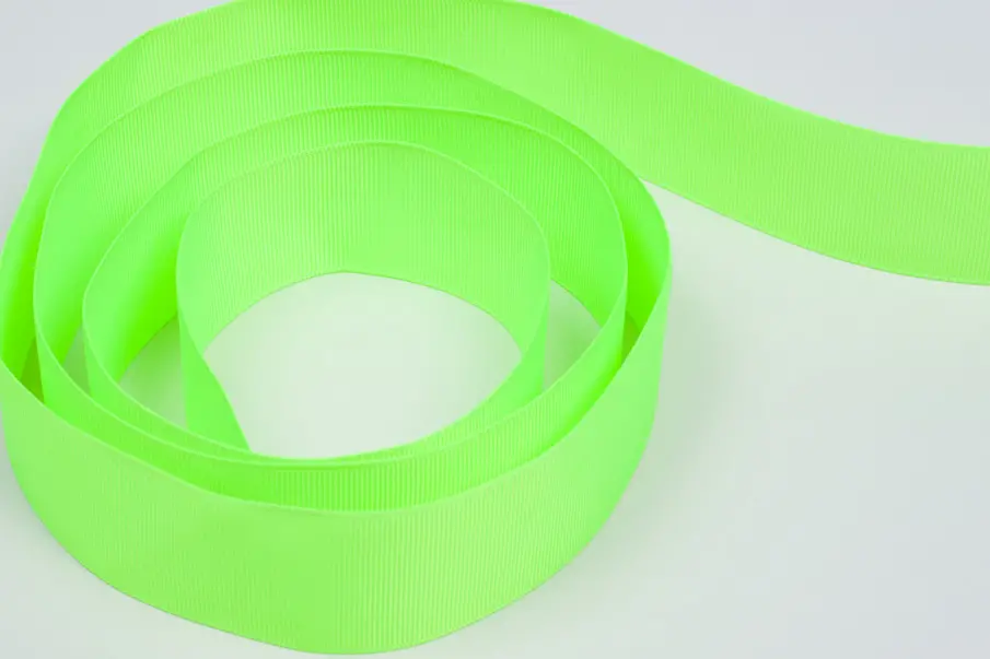 1-1/2W (38mm) x 50 yds, Grosgrain Fabric Ribbon, Keylime Grosgrain