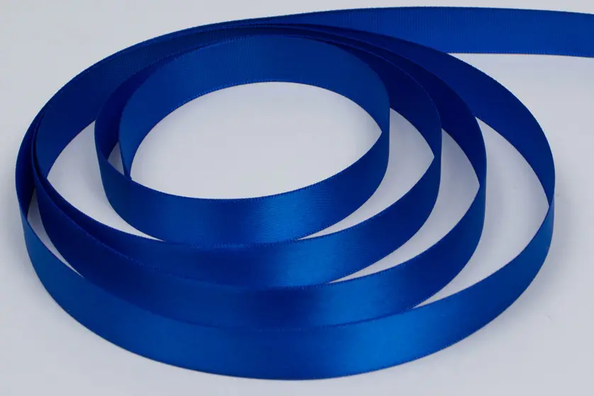 5/8W (16mm) x 100 yds, Premium Single Face Satin Ribbon, Royal Blue Satin