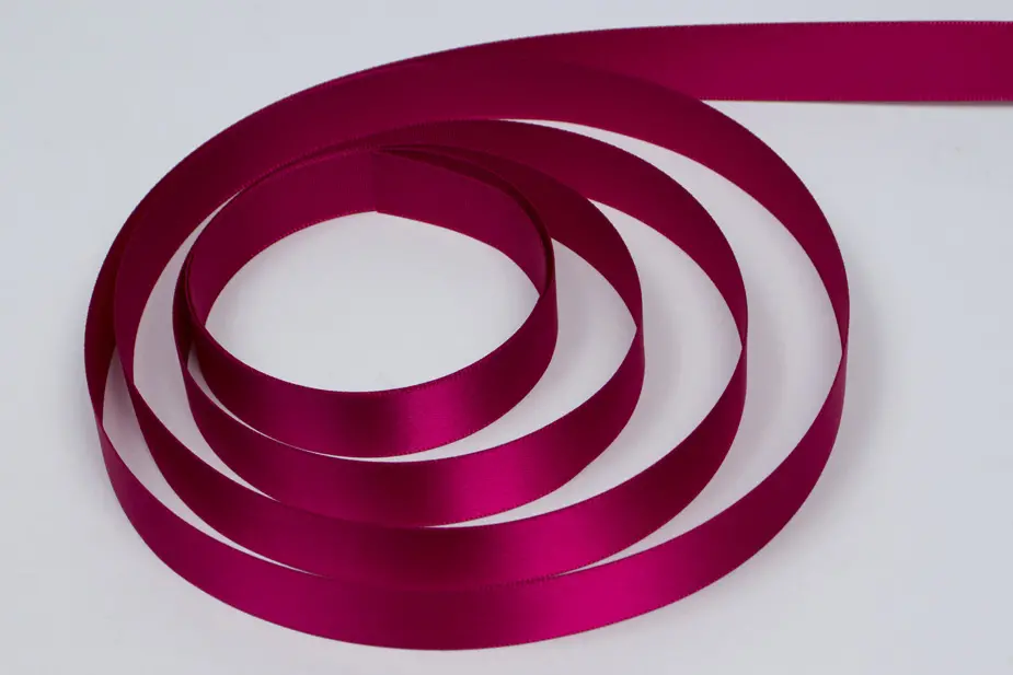 5/8W x 100 yds, Double Face Satin Ribbon, Wine Satin
