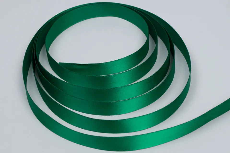 5/8W x 100 yds, Double Face Satin Ribbon, Forest Satin