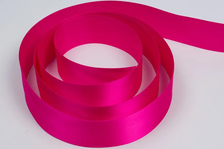 1-1/2W x 100 yds, Double Face Satin Ribbon, Azalea Satin