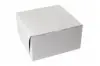 10L x 10W x 5-1/2H, White Bakery Boxes