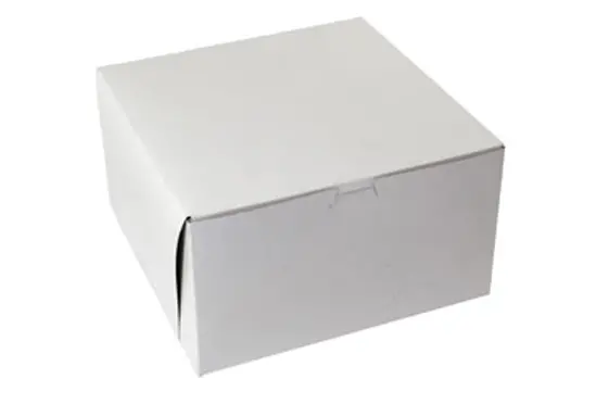 10L x 10W x 6H, White Bakery Boxes