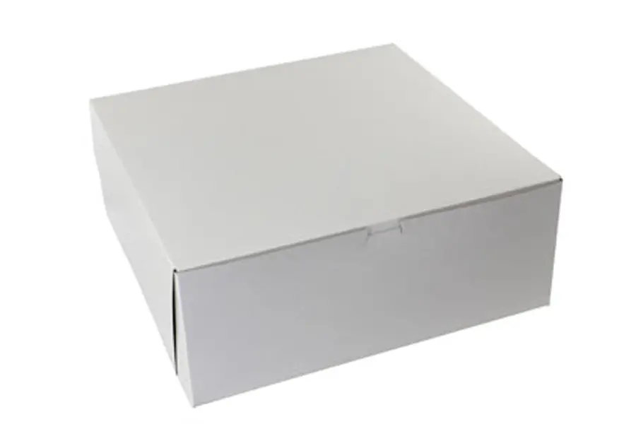 14L x 14W x 6H, White Bakery Boxes