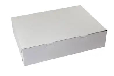 11L x 15W x 3-1/2H, White Bakery Boxes