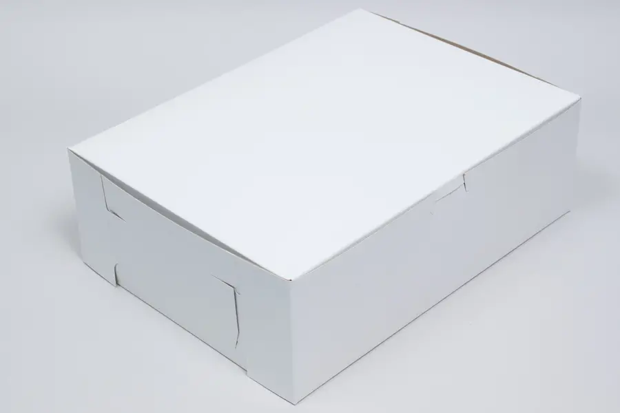 11L x 15W x 5H, White Bakery Boxes