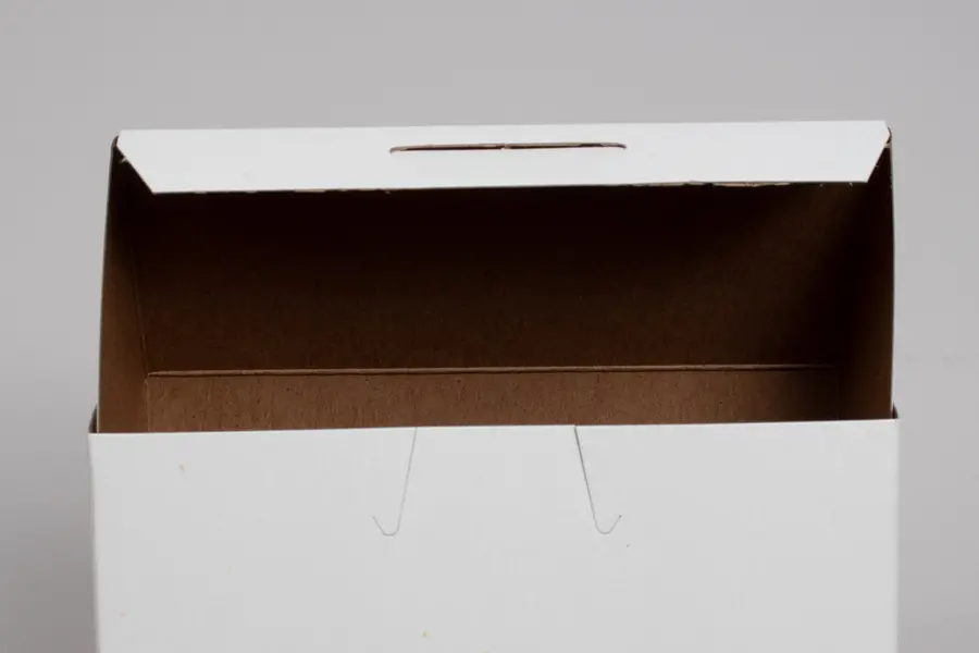 18L x 14W x 5H, White Bakery Boxes