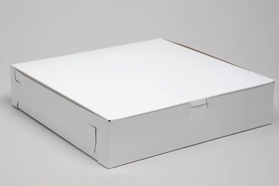 12L x 12W x 2-3/4H, White Bakery Boxes