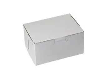 5-1/2L x 4W x 2-7/8H, White Bakery Boxes