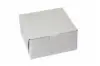 6L x 6W x 3H, White Bakery Boxes