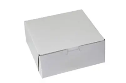 7L x 7W x 3H, White Bakery Boxes
