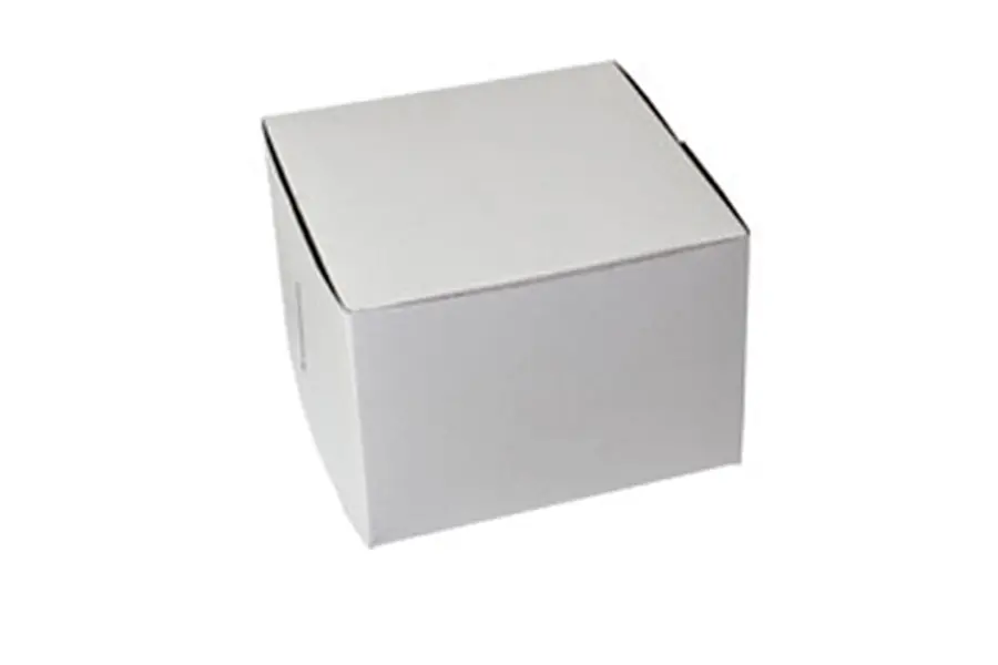 7L x 7W x 5H, White Bakery Boxes