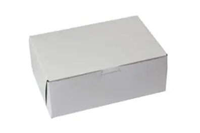 8L x 5-1/2W x 3H, White Bakery Boxes
