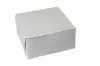 8L x 8W x 3H, White Bakery Boxes