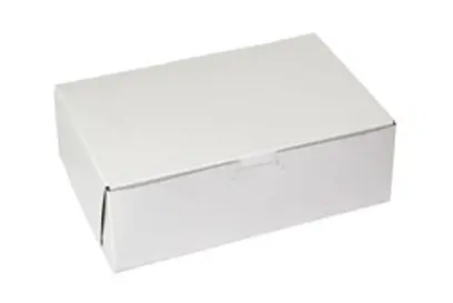 9L x 6W x 3H, White Bakery Boxes