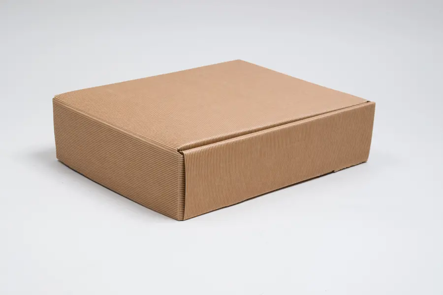 11L x 3-1/2W x 13-3/8H, Italian Wine Boxes, Ribbed Kraft