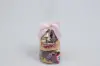 2-1/2W x 2 Bow, Pre-Tied Satin Bows With Wire Twist, Light Pink Satin