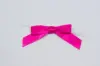 2-1/2W x 2 Bow, Pre-Tied Satin Bows With Wire Twist, Azalea Satin