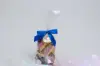 2-1/2W x 2 Bow, Pre-Tied Satin Bows With Wire Twist, Royal Blue Satin