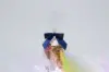 2-1/2W x 2 Bow, Pre-Tied Satin Bows With Wire Twist, Navy Blue Satin