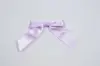 3W x 2-3/4 Bow, Pre-Tied Satin Bows With Wire Twist, Light Orchid Satin