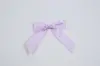 3W x 2-3/4 Bow, Pre-Tied Satin Bows With Wire Twist, Light Orchid Satin