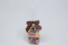 3W x 2-3/4 Bow, Pre-Tied Satin Bows With Wire Twist, Brown Satin