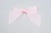 4W x 3-1/4 Bow, Pre-Tied Satin Bows With Wire Twist, Light Pink Satin