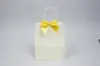 4W x 3-1/4 Bow, Pre-Tied Satin Bows With Wire Twist, Daffodil Satin