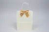 4W x 3-1/4 Bow, Pre-Tied Satin Bows With Wire Twist, Gold Satin