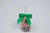 3W x 2-3/4 Bow, Pre-Tied Grosgrain Bows With Wire Twist, Emerald Grosgrain
