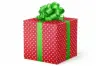 24W x 417 ft, Everyday Wrapping Paper, Red-White Dots