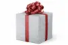 24W x 417 ft, Holiday Wrapping Paper, Silver Merry Christmas