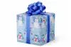 24W x 417 ft, Holiday Wrapping Paper, Frosty Lights