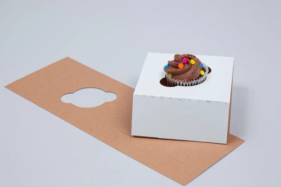 1 Cup Mini Cupcake Inserts for Bakery Boxes