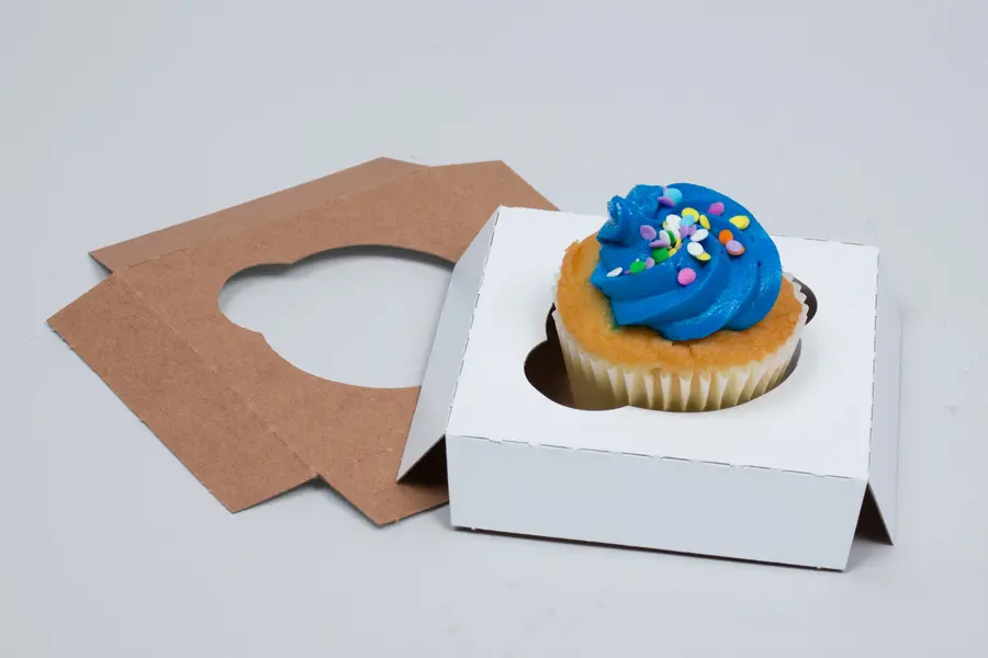 1 Cup Standard Cupcake Inserts for Bakery Boxes