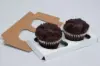 2 Cup Jumbo Cupcake Inserts for Bakery Boxes