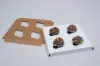 4 Cup Mini Cupcake Inserts for Bakery Boxes
