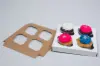 4 Cup Standard Cupcake Inserts for Bakery Boxes